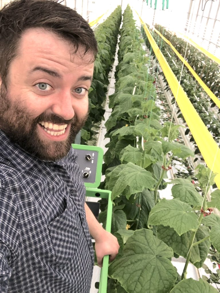 Robotic field platform being evaluated by growers in a row crop field